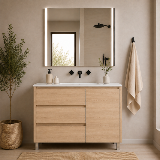 "OFERTA" Pack mueble VOLUM + Espejo Led Megan con lavabo