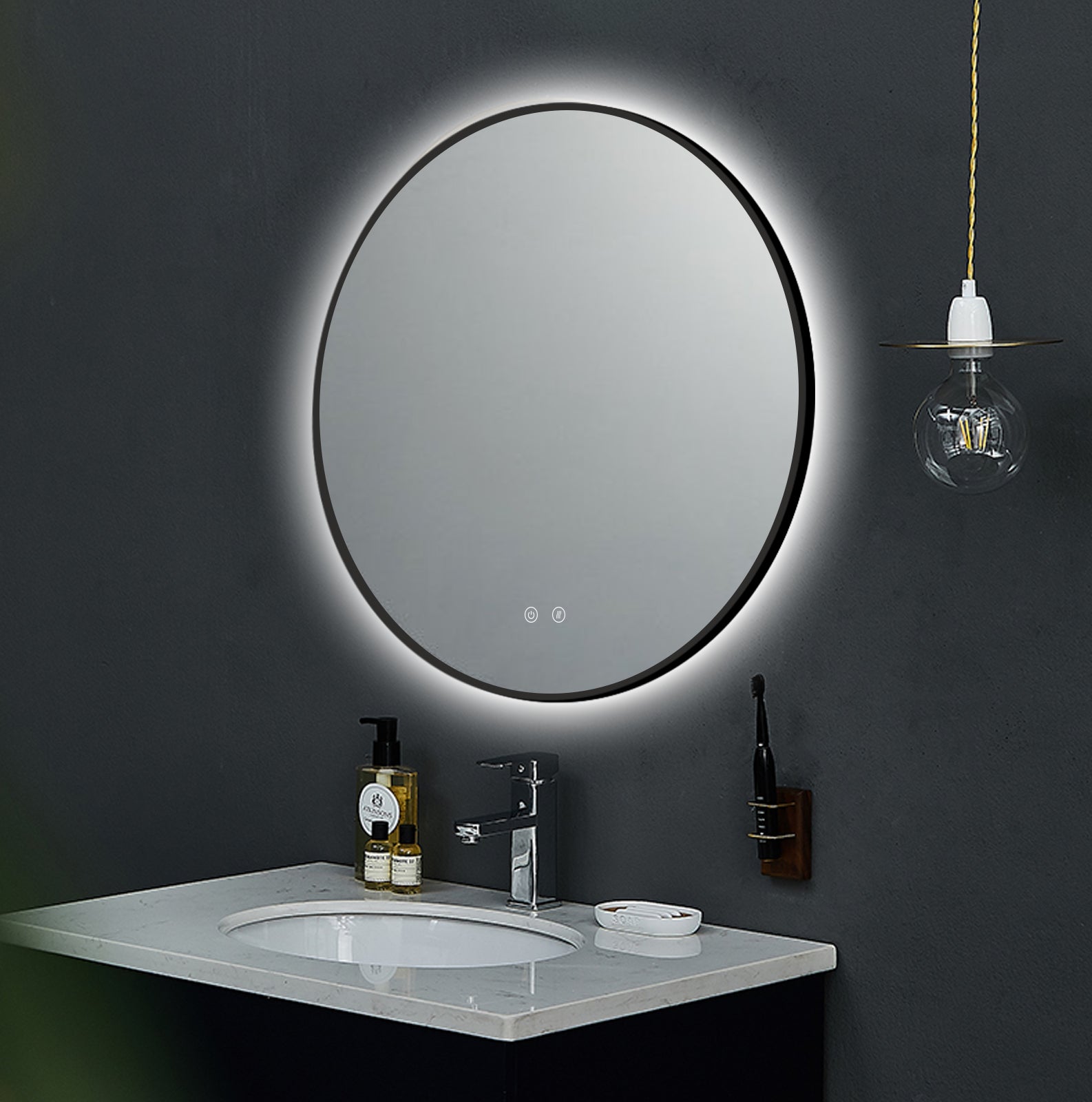 Espejo LED Ares Black