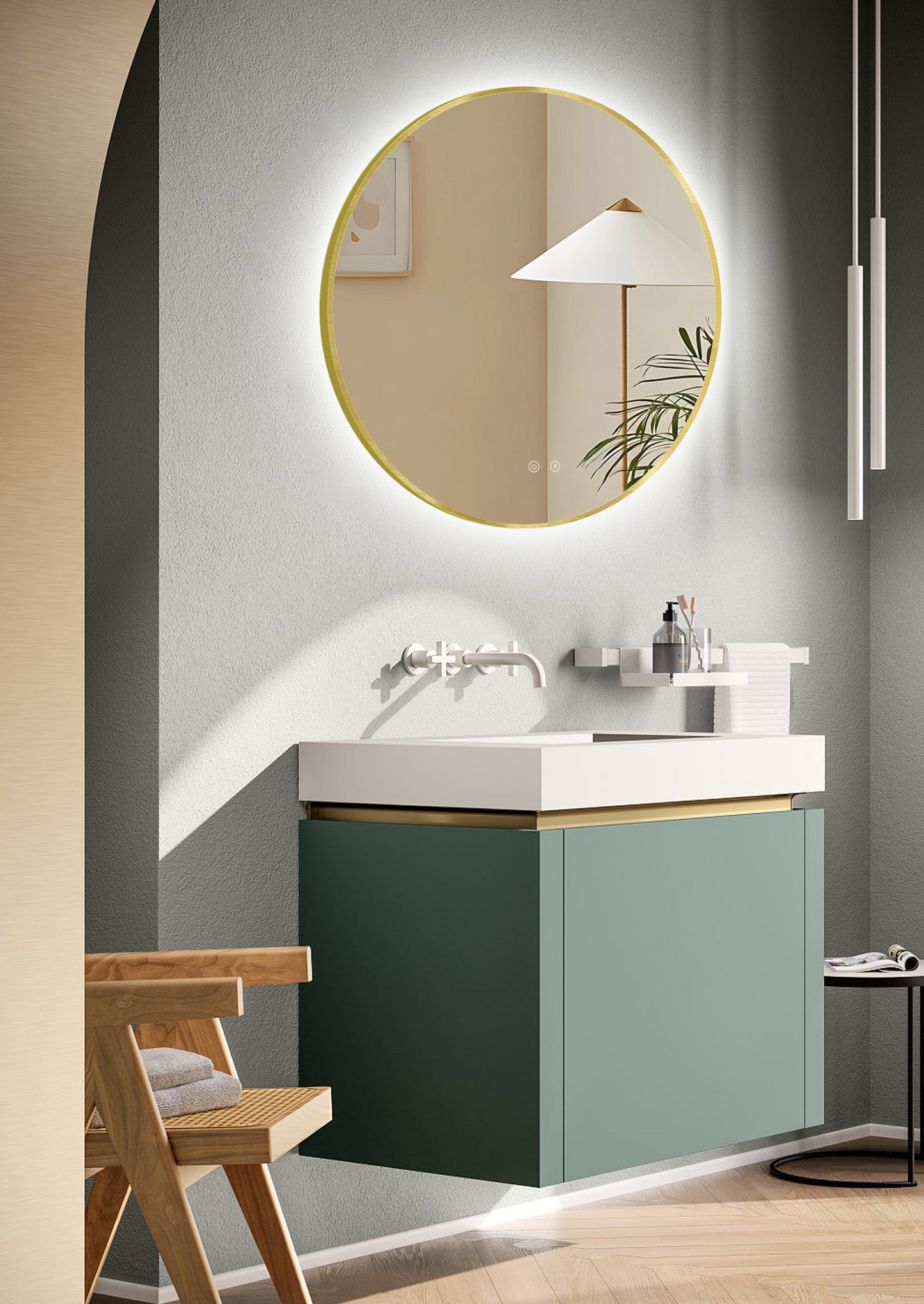 Espejo LED Ares Gold